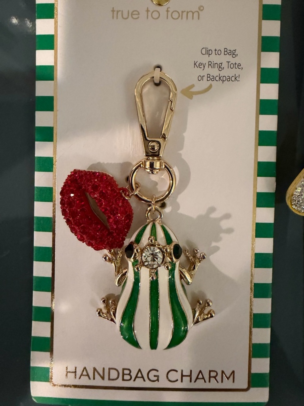 Buyer choice: Sexy Frog or Pink & Yellow Unicorn Handbag Charm - Picture 2 of 3